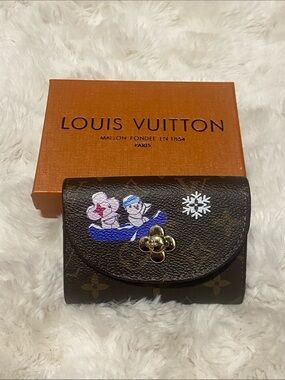Brown Monogram Painted Compact Wallet